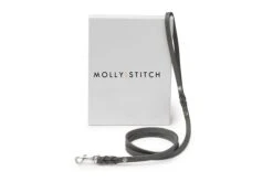 Butter Leather City Dog Leash - Timeless Grey By Molly And Stitch US -Outdoor Products Store 01