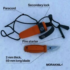 Morakniv Eldris Knife Kit - Burnt Orange - Peg Box -Outdoor Products Store 135023
