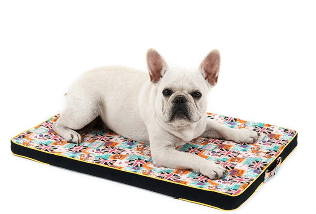 Luxury Printed Canvas Dog Bed - Thick And Comfortable Pet Mattress By Dog Hugs Cat 7 Luxury Printed Canvas Dog Bed - Thick And Comfortable Pet Mattress By Dog Hugs Cat - Image 5