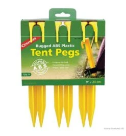Coghlan's Rugged ABS Plastic Peg Tent Stakes 9"