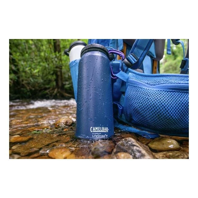 CamelBak Eddy+ 32oz Stainless Steel Vacuum Insulated Filtered Bottle By LifeStraw Bottle 4 CamelBak Eddy+ 32oz Stainless Steel Vacuum Insulated Filtered Bottle By LifeStraw Bottle - Image 2