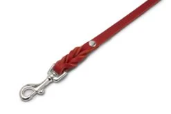 Butter Leather City Dog Leash - Chili Red By Molly And Stitch US -Outdoor Products Store 45