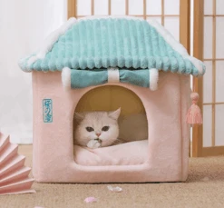 Cozy Retreat Cat House - The Ultimate Enclosed Cat Villa By Dog Hugs Cat -Outdoor Products Store 4ddfa84a df69 4509 8d9a f577de07c597