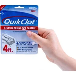QuikClot Gauze 3" X 4' -Outdoor Products Store 5020 0026