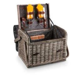 Kabrio Wine & Cheese Picnic Basket By Picnic Time Family Of Brands -Outdoor Products Store 601934e60d4cac77c30acdac0a53f3cf48b083de