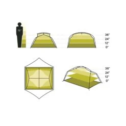 NEMO EQUIPMENT Nemo Aurora 3 Person Tent & Footprint -Outdoor Products Store 811666032195