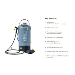 NEMO EQUIPMENT Nemo Helio LX Portable Pressure Shower -Outdoor Products Store 8116660360944