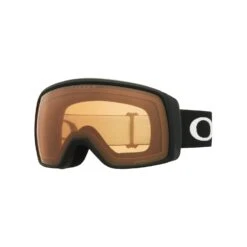 Oakley Flight Tracker Small Global Fit Snow Goggles -Outdoor Products Store 888392460172 flight tracker s matte black prizm snow persimmon main 001
