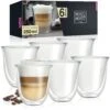 Caffe Italia Napoli Double Walled Coffee Glasses (Set Of 6) By Moritz & Moritz -Outdoor Products Store B07FKP7MLB.MAIN