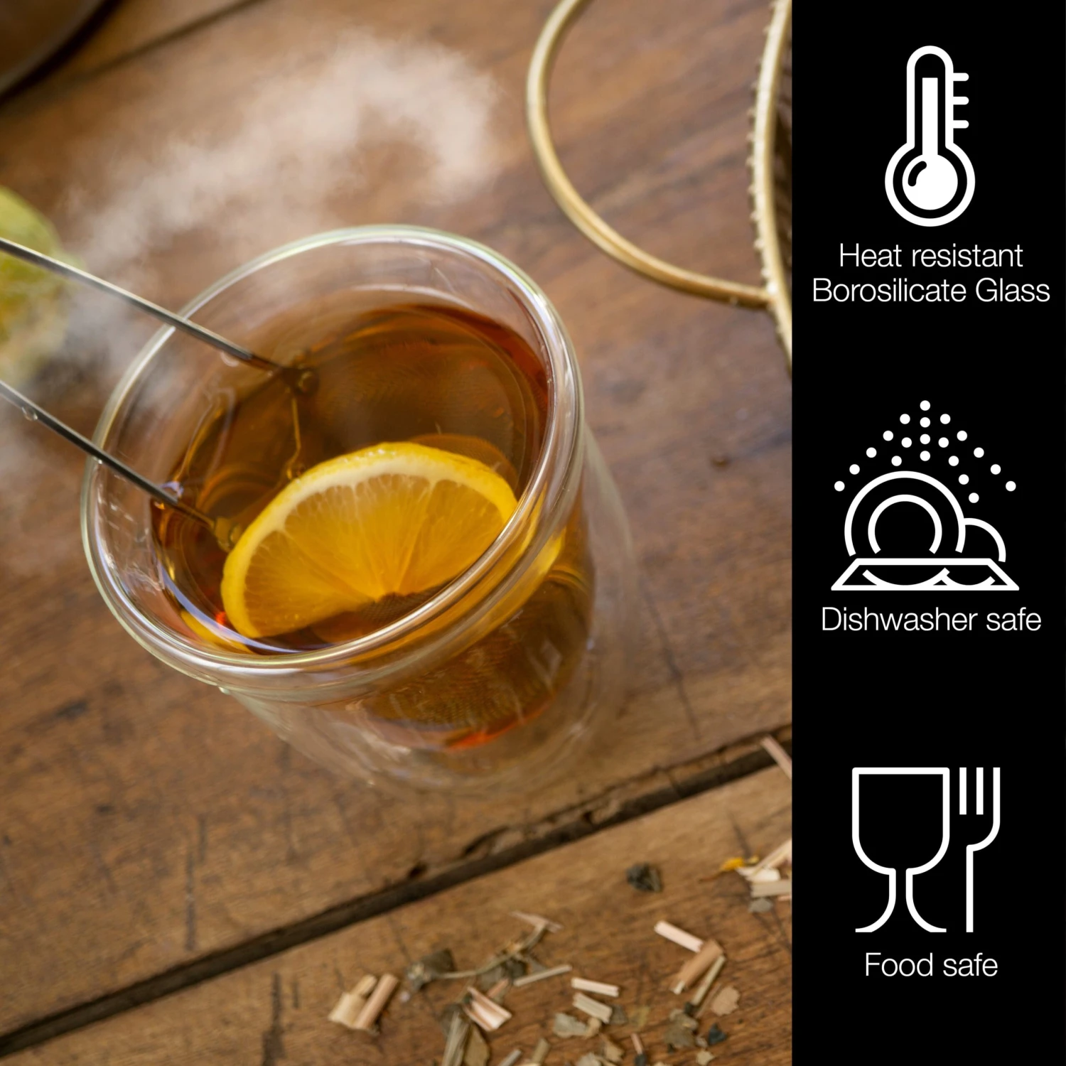 Caffe Italia Napoli Double Walled Coffee Glasses (Set Of 6) By Moritz & Moritz 5 Caffe Italia Napoli Double Walled Coffee Glasses (Set Of 6) By Moritz & Moritz - Image 3