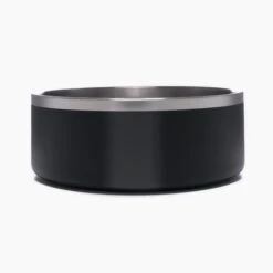 Stainless Steel Dog Bowl By 4Knines® -Outdoor Products Store Black Front