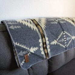 Andean Alpaca Wool Blanket - Cloud By Alpaca Threadz