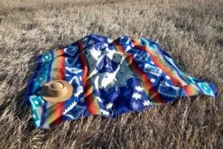 Andean Alpaca Wool Blanket - Ocean Breeze By Alpaca Threadz -Outdoor Products Store DSC08136