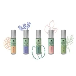 Aromatherapy Essential Oils Rollerballs (Bergamot, Lavender, Peppermint, Rosehip, Tea Tree) By Pursonic -Outdoor Products Store EOR5 images 2
