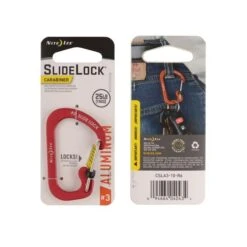 Nite Ize SlideLock Carabiner Aluminum #3 -Outdoor Products Store Jic7NX9dRAKlKHO4o2m1 3red