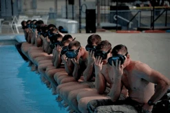 Bermuda SPEC WAR Dive Mask And Snorkel Combo By ATACLETE -Outdoor Products Store Pararescueassessmentandselectionabouttoenterthepoolatacfitness