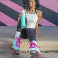 THE SUMMIT - Stainless Steel Insulated Straw Water Bottle - 24oz By EcoVessel -Outdoor Products Store PearlSt Skates 2019 SUMT24AB 5