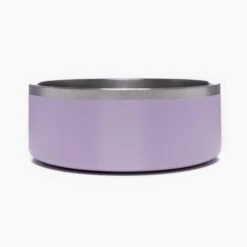 Stainless Steel Dog Bowl By 4Knines® -Outdoor Products Store Purple Front
