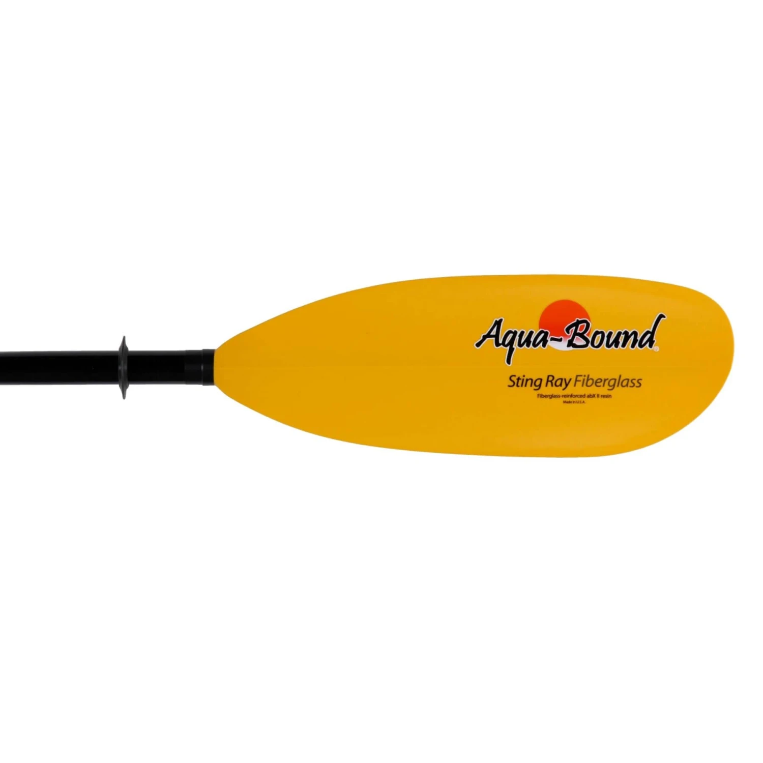 Aqua Bound Sting Ray Fiberglass 2-Piece Kayak Paddle - Yellow 4 Aqua Bound Sting Ray Fiberglass 2-Piece Kayak Paddle - Yellow - Image 2
