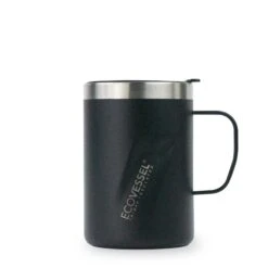 THE TRANSIT - Insulated Coffee Mug / Beer Mug - 12 Oz By EcoVessel -Outdoor Products Store TRNS12BS