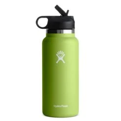 Hydro Flask 32 Oz. Wide Mouth With Straw Lid 2.0 Water Bottle -Outdoor Products Store W32BSW3212