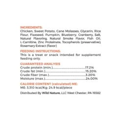 Wild Ranger Chicken Jerky Dog Treats -Outdoor Products Store WRCJDT 8OZ