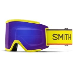 Smith Squad XL High Voltage/ChromaPop Everyday Violet Mirror/Chromapop Storm Blue Sensor Mirror Snow Goggles