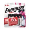 Energizer Max AA Batteries 4 Pk