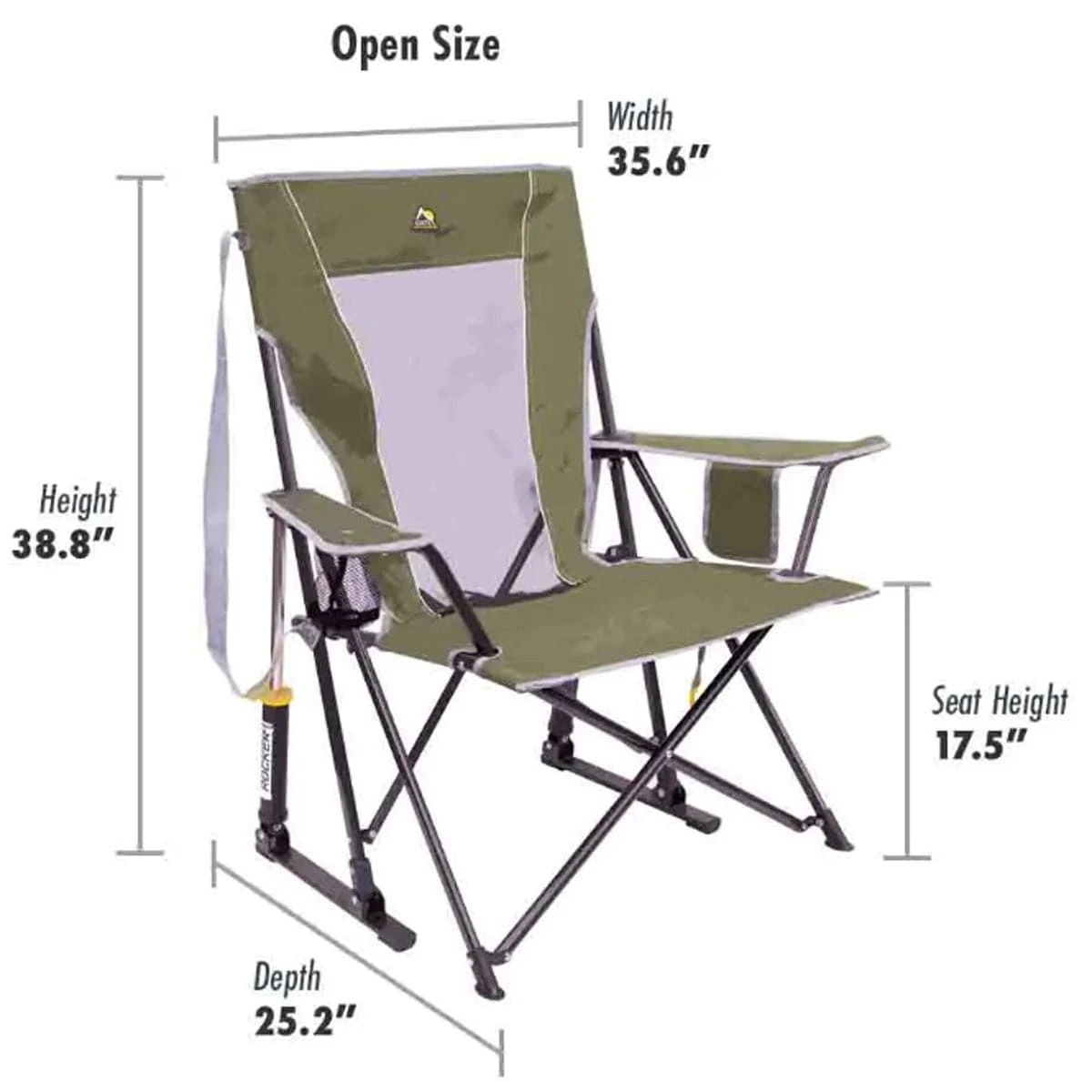 GCI Outdoor Comfort Pro Rocker Chair 9 GCI Outdoor Comfort Pro Rocker Chair - Image 7