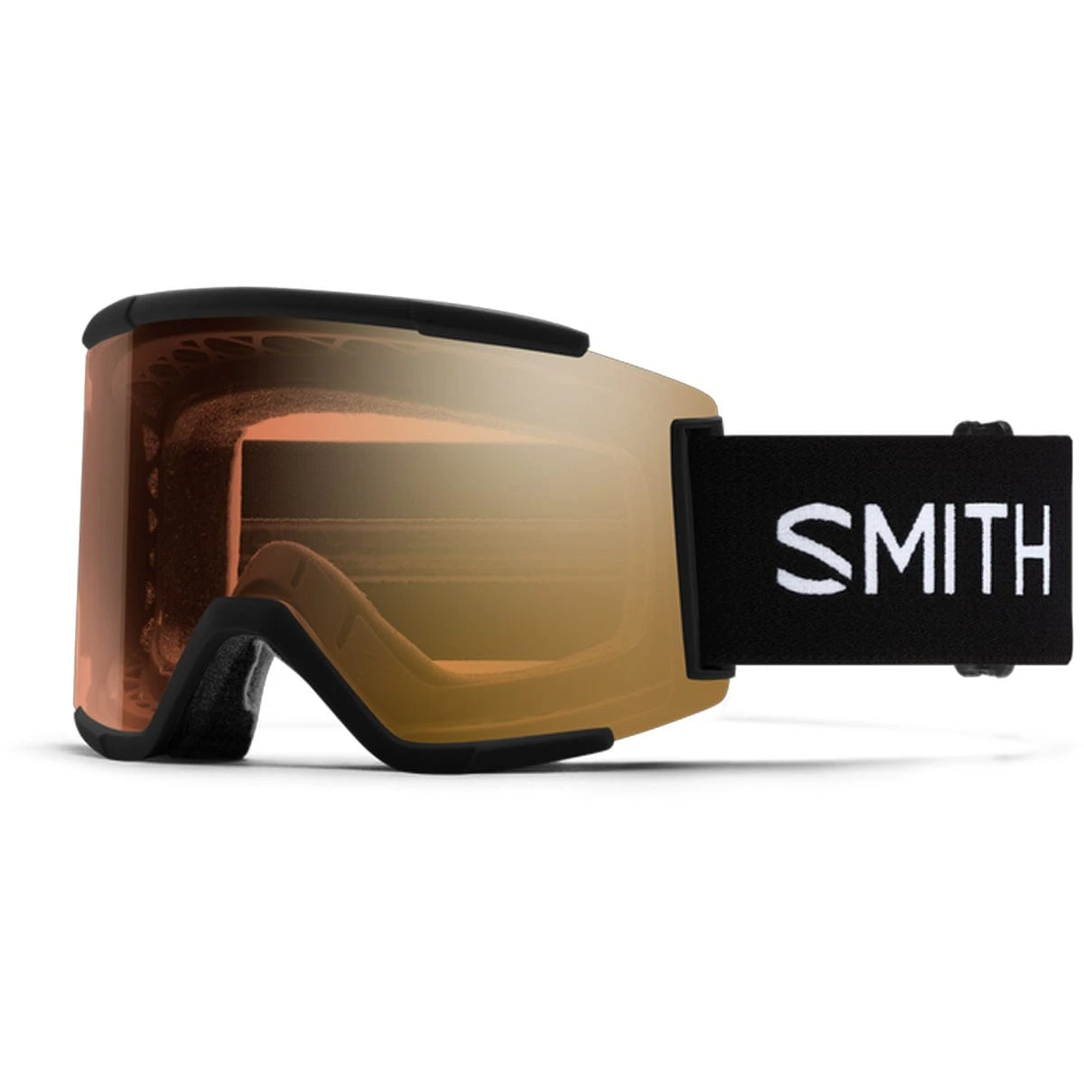 Smith Squad XL Low Bridge Fit Black/ChromaPop Pro Photochromic Gold Mirror Snow Goggles 3 Smith Squad XL Low Bridge Fit Black/ChromaPop Pro Photochromic Gold Mirror Snow Goggles
