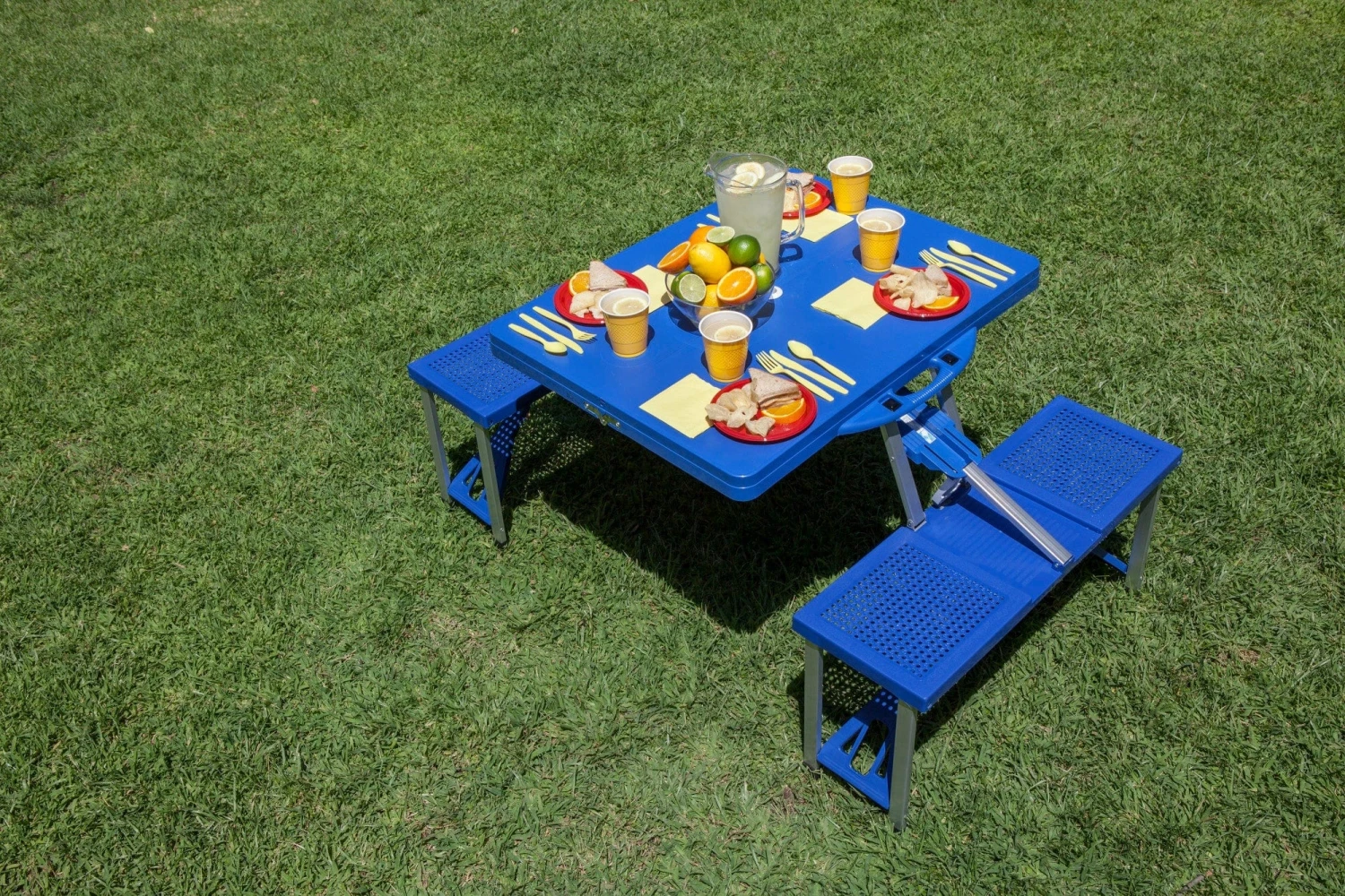Picnic Table Portable Folding Table With Seats By Picnic Time Family Of Brands 7 Picnic Table Portable Folding Table With Seats By Picnic Time Family Of Brands - Image 5