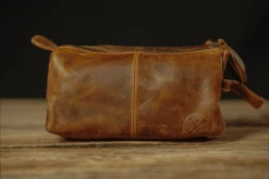 The Draper Leather Toiletry/Dopp Bag By Vintage Gentlemen -Outdoor Products Store dopp3