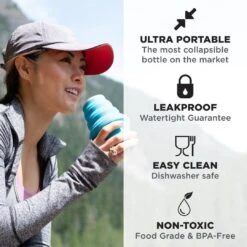 Collapsible Water Bottle | 25oz By HYDAWAY® | Official Store -Outdoor Products Store hydaway collapsible water bottle 25oz 16