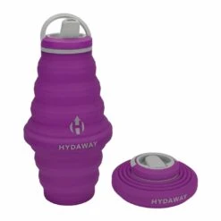 Collapsible Water Bottle | 25oz By HYDAWAY® | Official Store -Outdoor Products Store hydaway collapsible water bottle 25oz plum 5