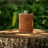 Leather Wrapped VG Stainless Steel Flask By Vintage Gentlemen -Outdoor Products Store image 6ac700ce e32a 4746 ba09 dae7eb262aeb