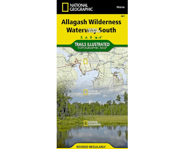 National Geographic Trails Illustrated Allagash Wilderness Waterway South 4 National Geographic Trails Illustrated Allagash Wilderness Waterway South - Image 2