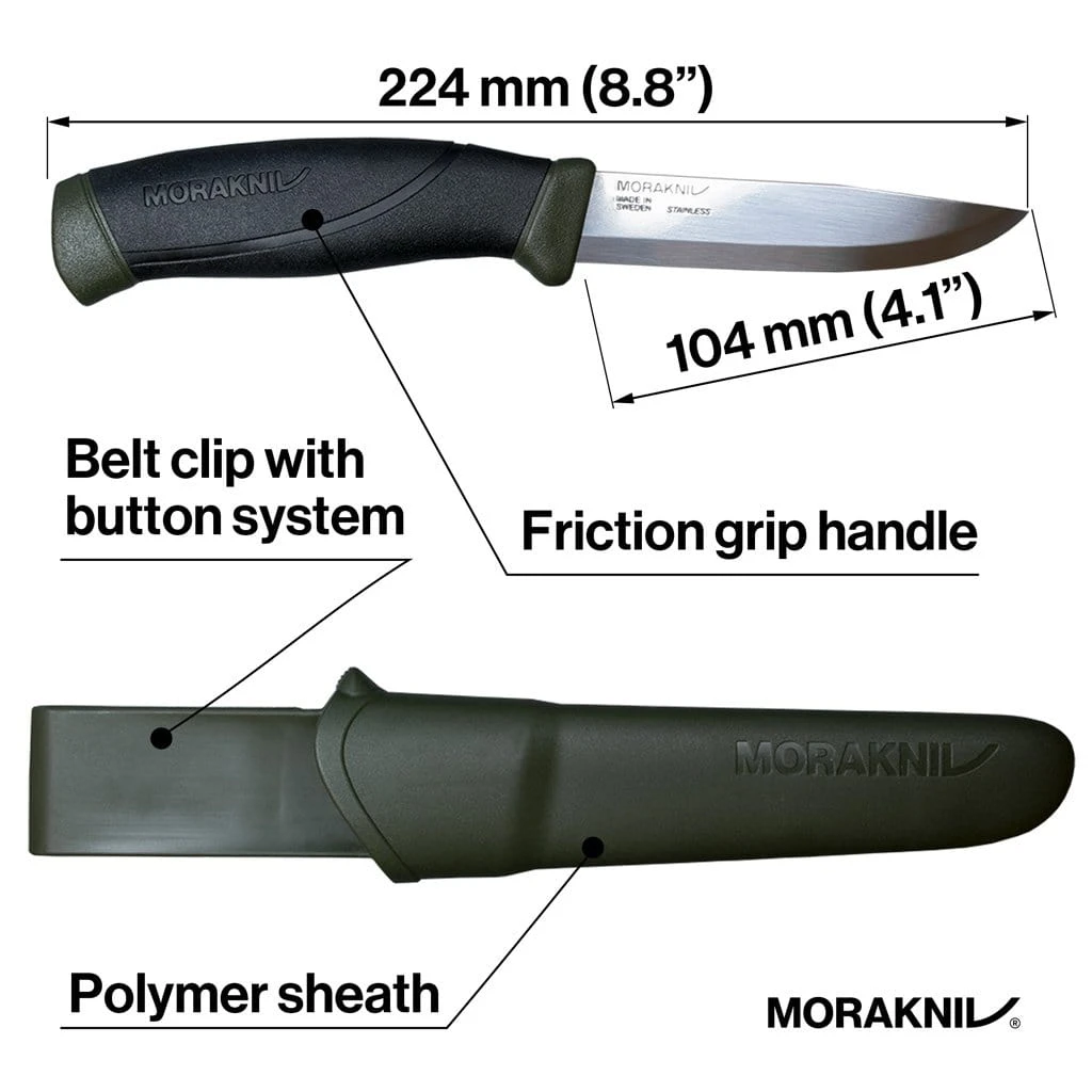 Morakniv Companion MG Stainless Knife 4 Morakniv Companion MG Stainless Knife - Image 2