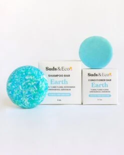 Zero Waste Shampoo & Conditioner Bar Duo -Outdoor Products Store suds eco earth shampoo conditioner bar duo 1123875314