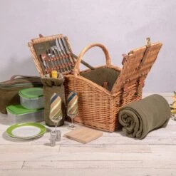 Somerset Picnic Basket By Picnic Time Family Of Brands -Outdoor Products Store wdqrkt8tnr3l1nee7nq8