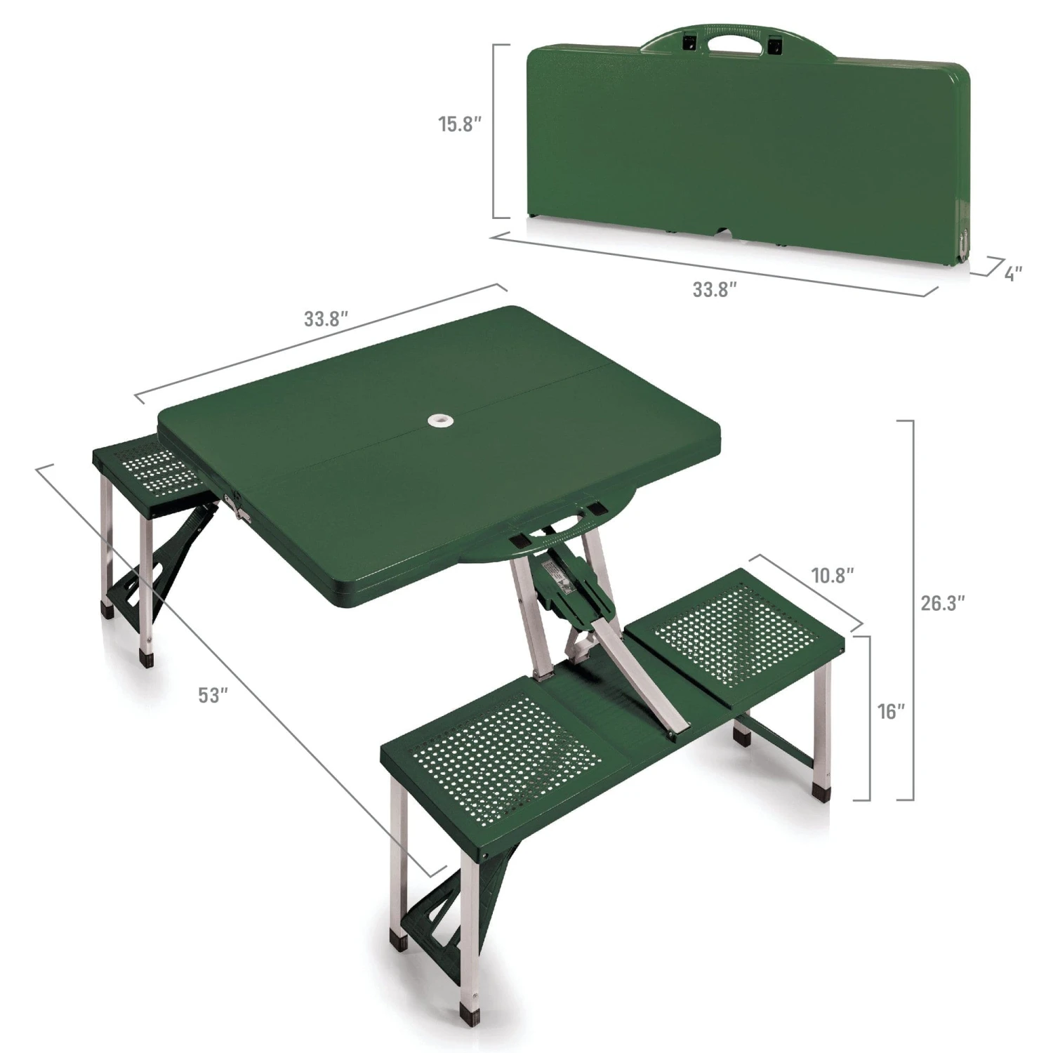 Picnic Table Portable Folding Table With Seats By Picnic Time Family Of Brands 14 Picnic Table Portable Folding Table With Seats By Picnic Time Family Of Brands - Image 12