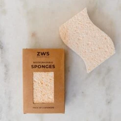 Cellulose Kitchen Sponges By Zero Waste 14 Cellulose Kitchen Sponges By Zero Waste -Outdoor Products Store zws essentials biodegradable kitchen sponges zero waste sponges 100 wood pulp 32446632001647